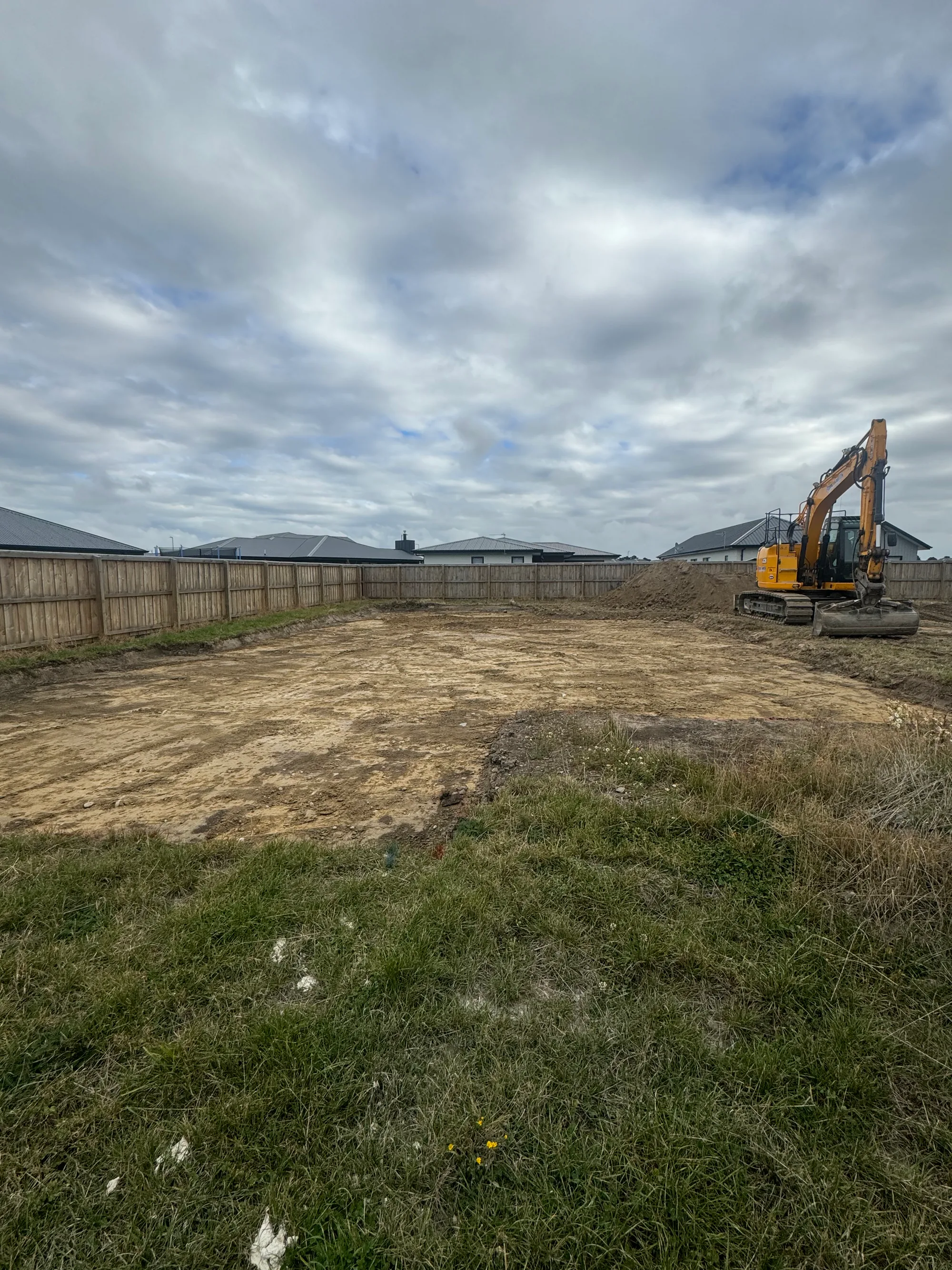 Excavator residential Canterbury