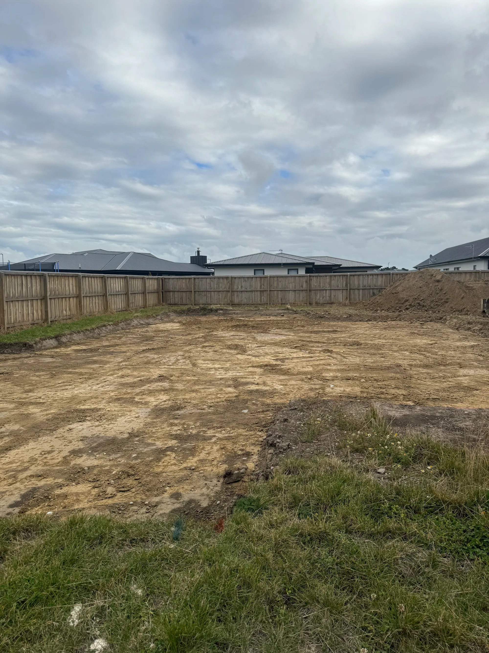 Canterbury earthmoving site