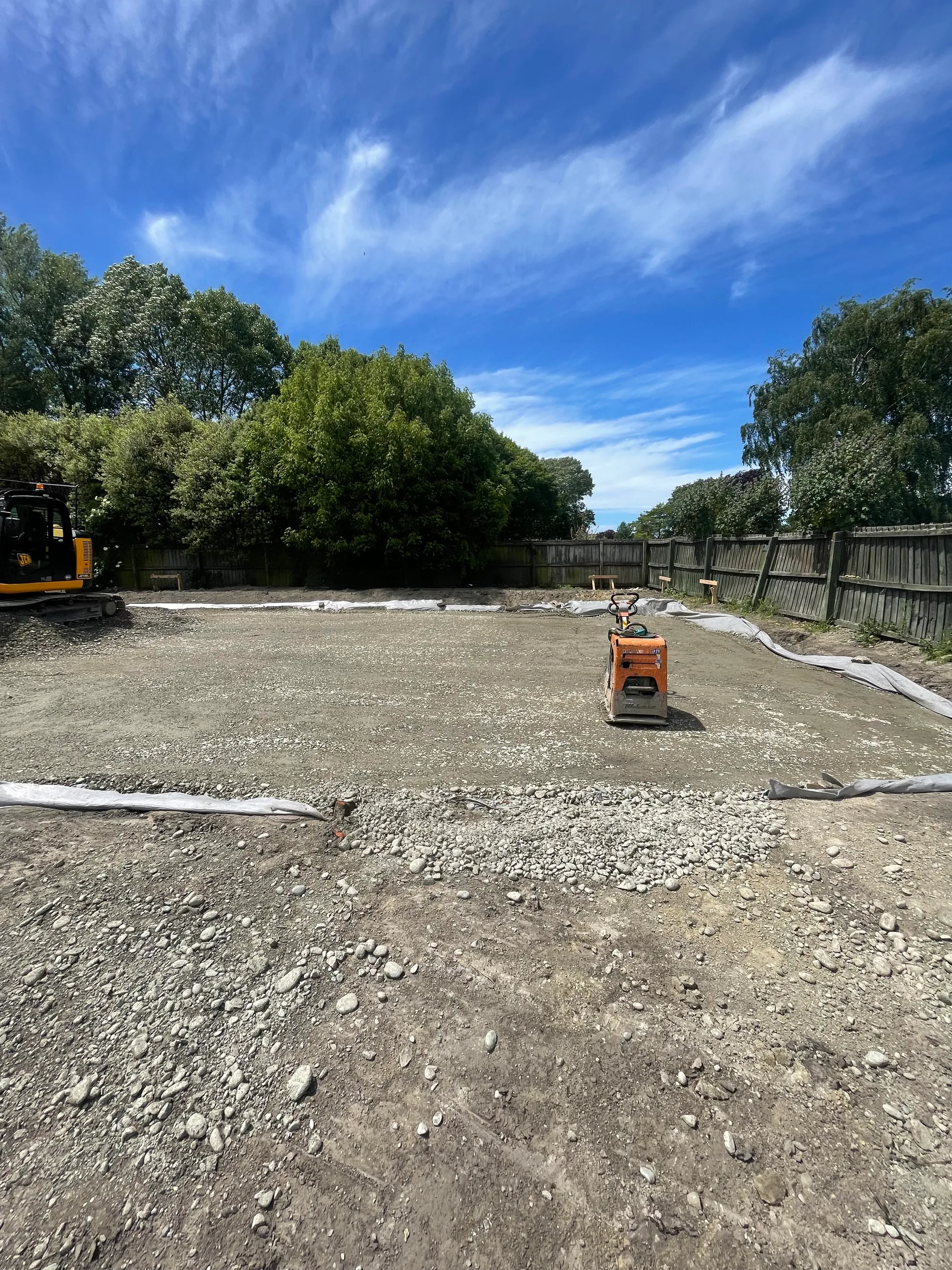 Residential site preparation and compaction completed in Christchurch